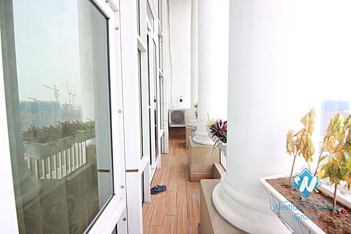 Hight quality penthouse apartment with 4 bedrooms for rent in Ciputra, Westlake Tay Ho, Hanoi, Vietnam
